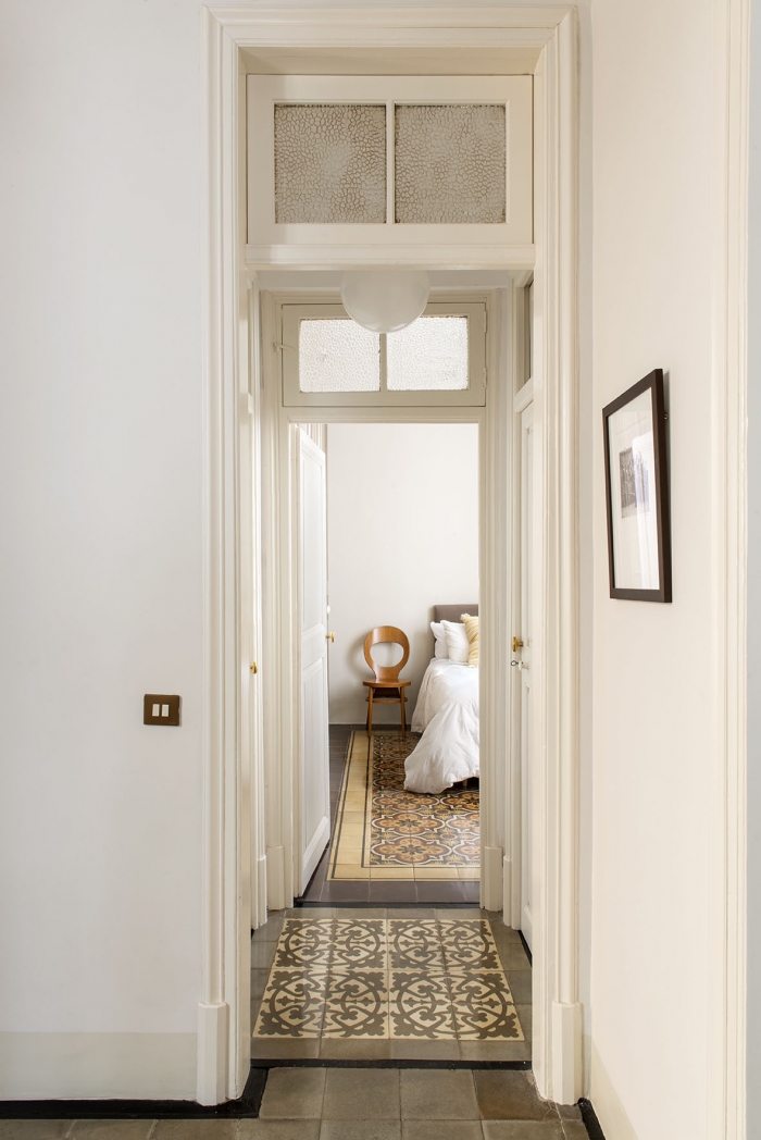 couloir décoration vintage