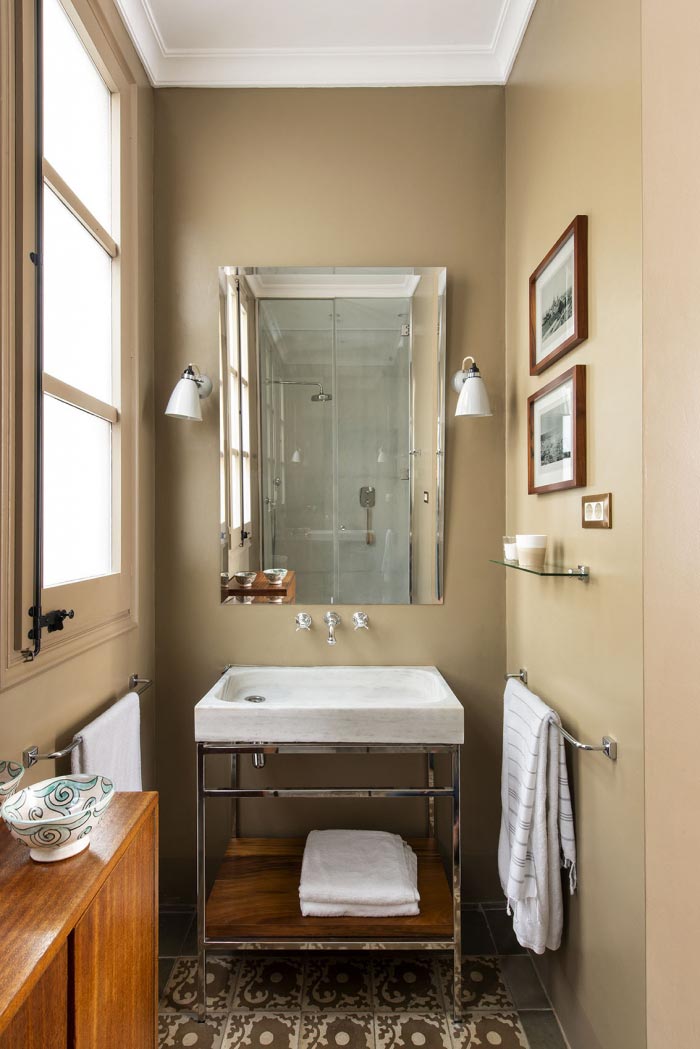 salle de bain décoration vintage