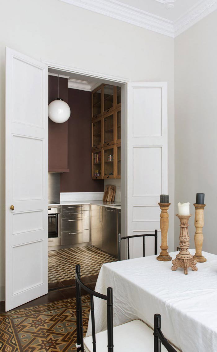salle à manger décoration vintage