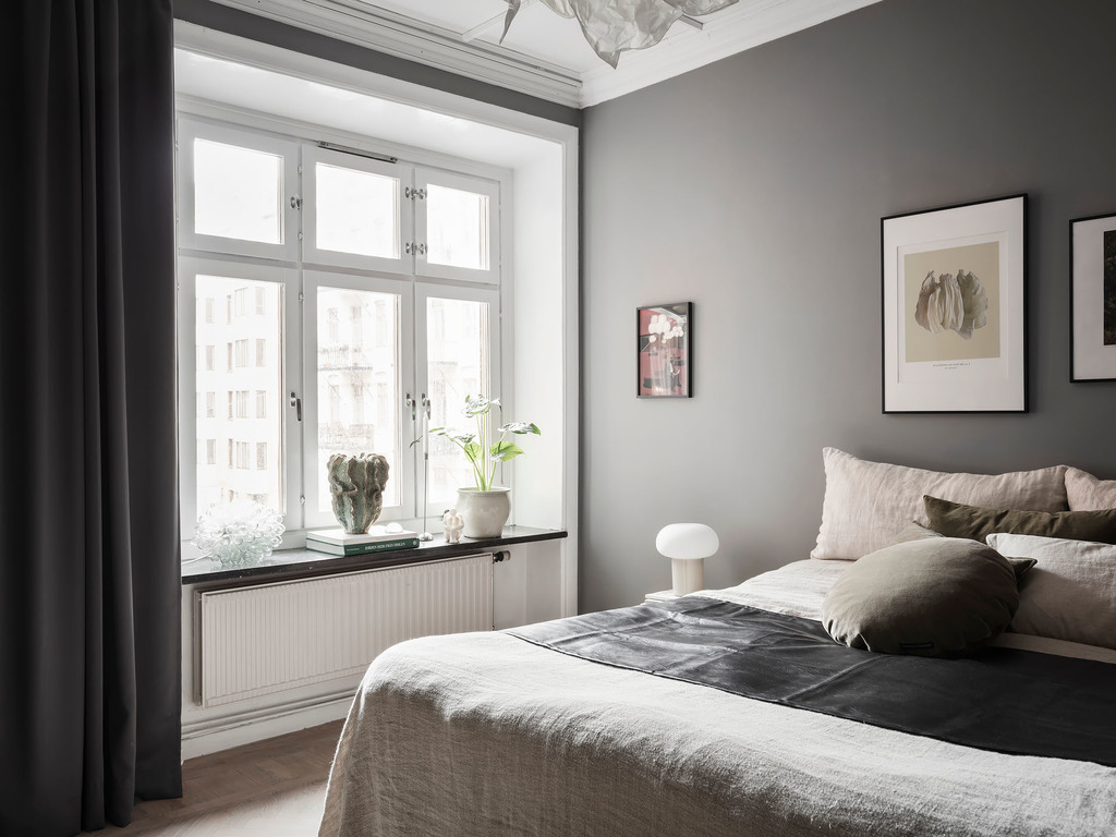 chambre mur gris décoration design chambre mur gris décoration design