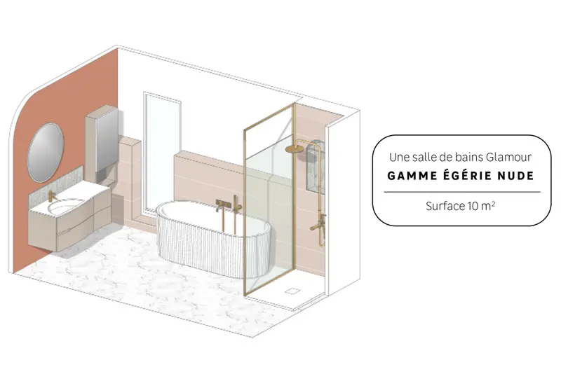 plan salle de bain 10m2