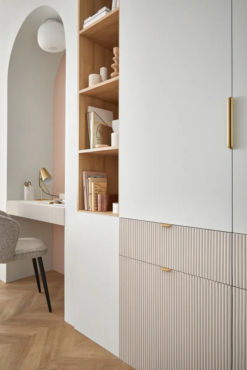 espace bureau avec arche
