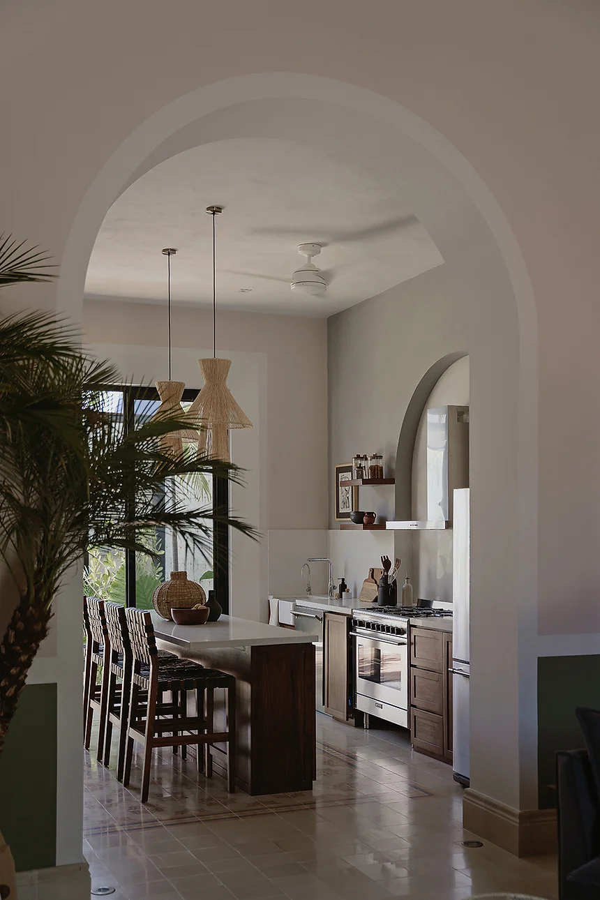 cuisine avec arches