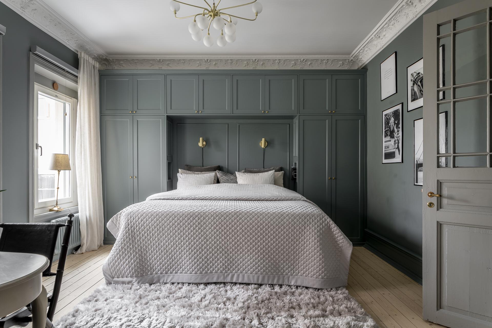 chambre avec meuble pont décoration scandinave