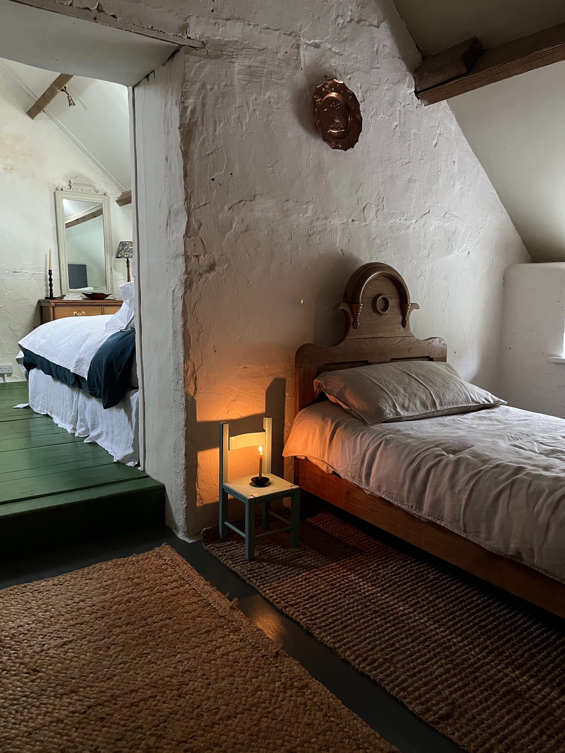 chambre cottage décoration rustique chic