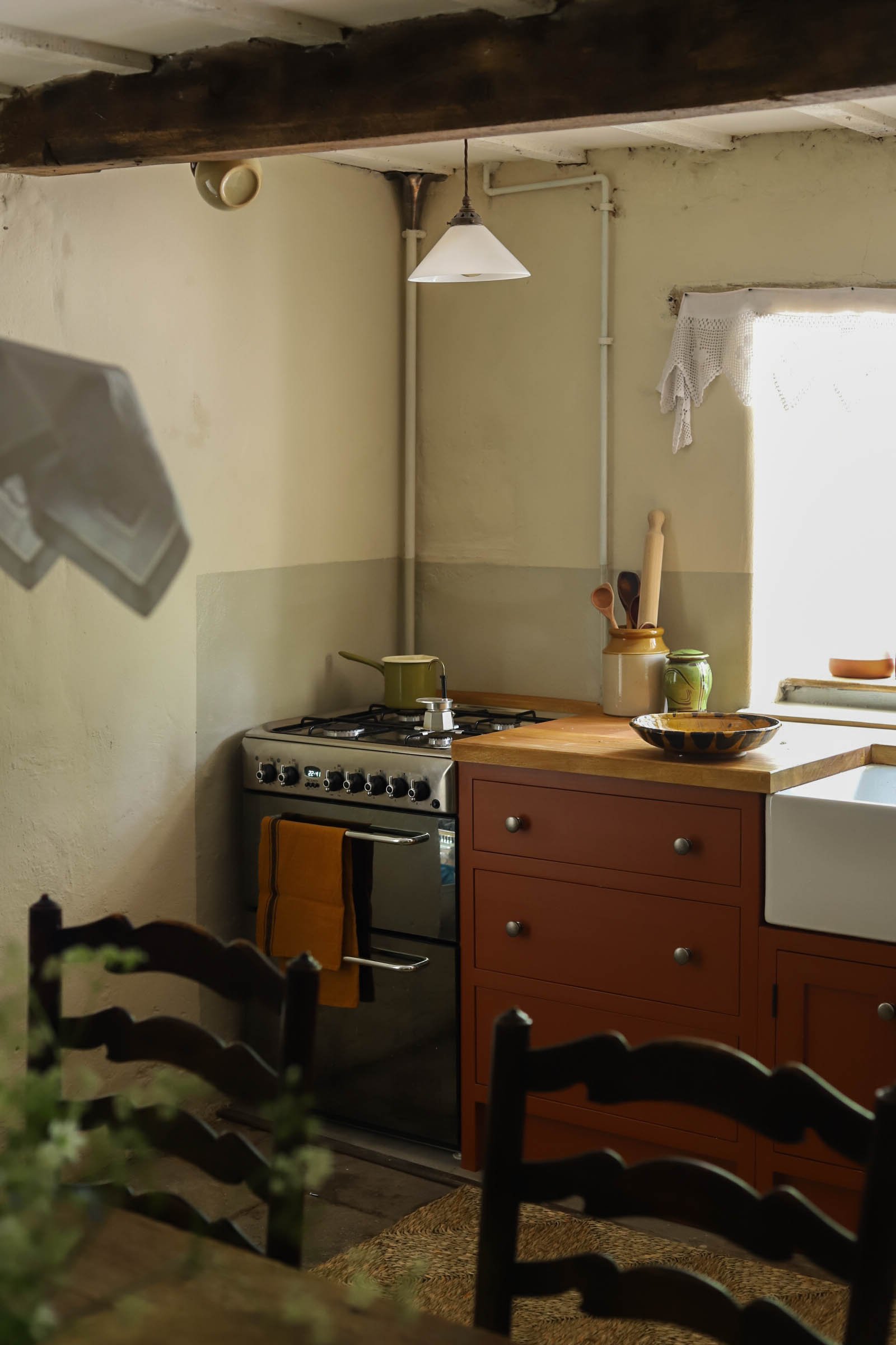 cuisine cottage décoration rustique chic