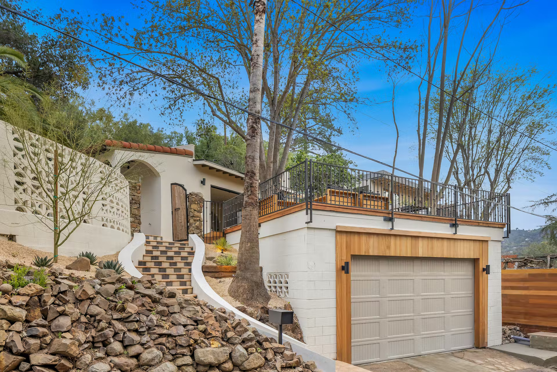 maison aux larges volumes Californie
