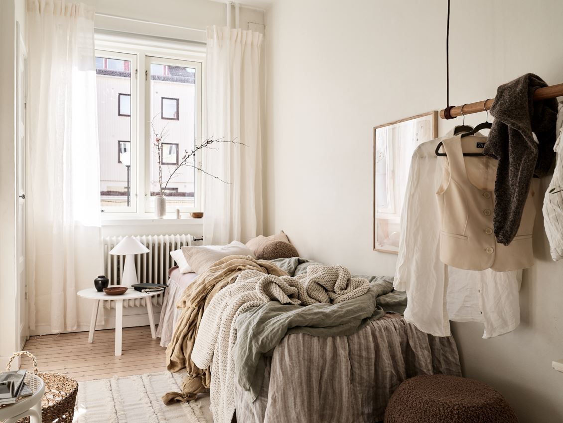 chambre décoration scandinave
