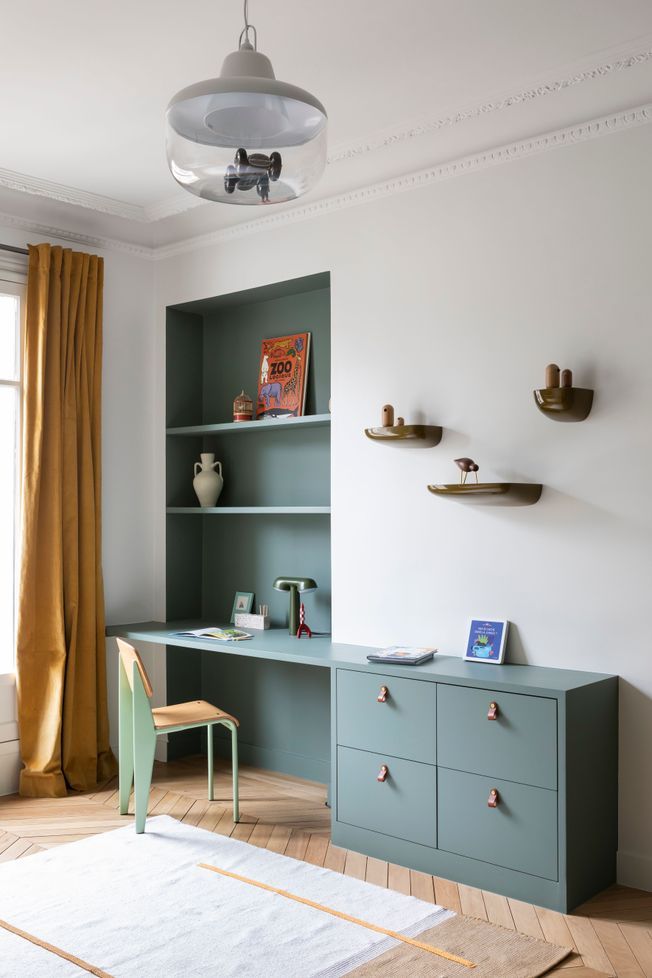 espace bureau chambre enfant décoration maison préférée des Français Houzz