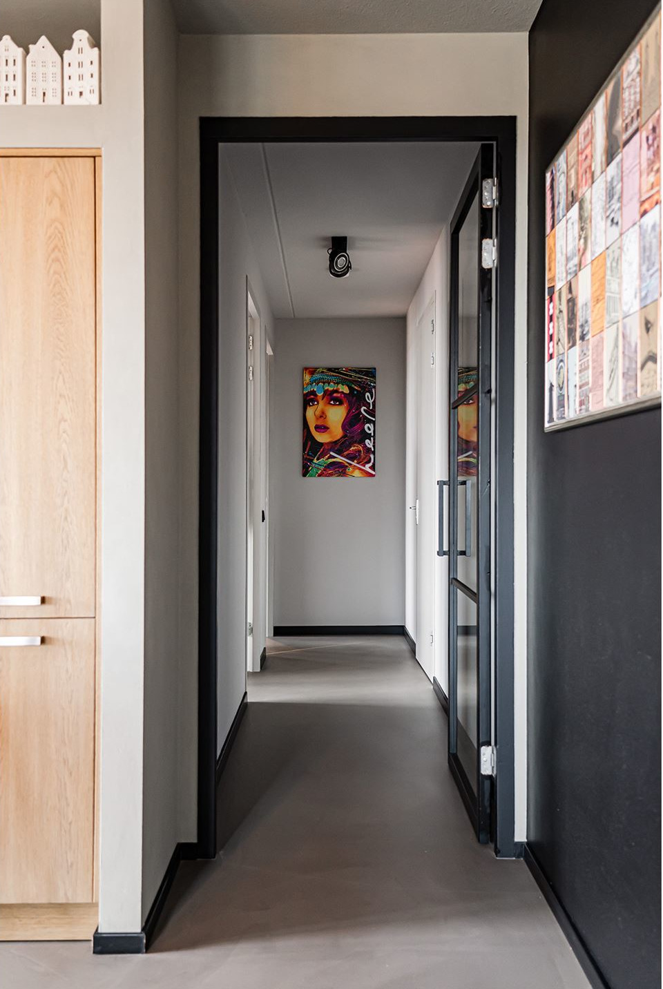 couloir appartement décoration contemporaine
