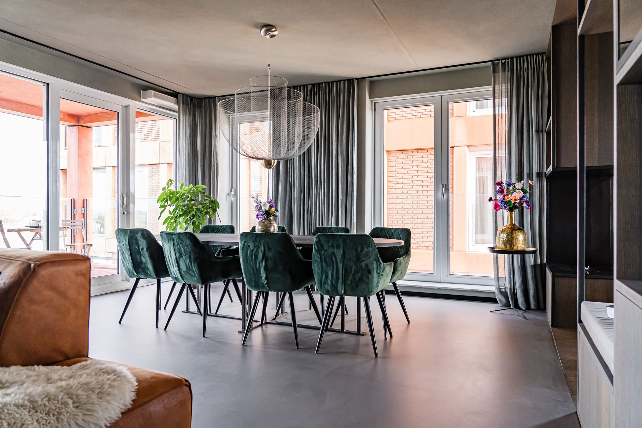salle à manger décoration contemporaine