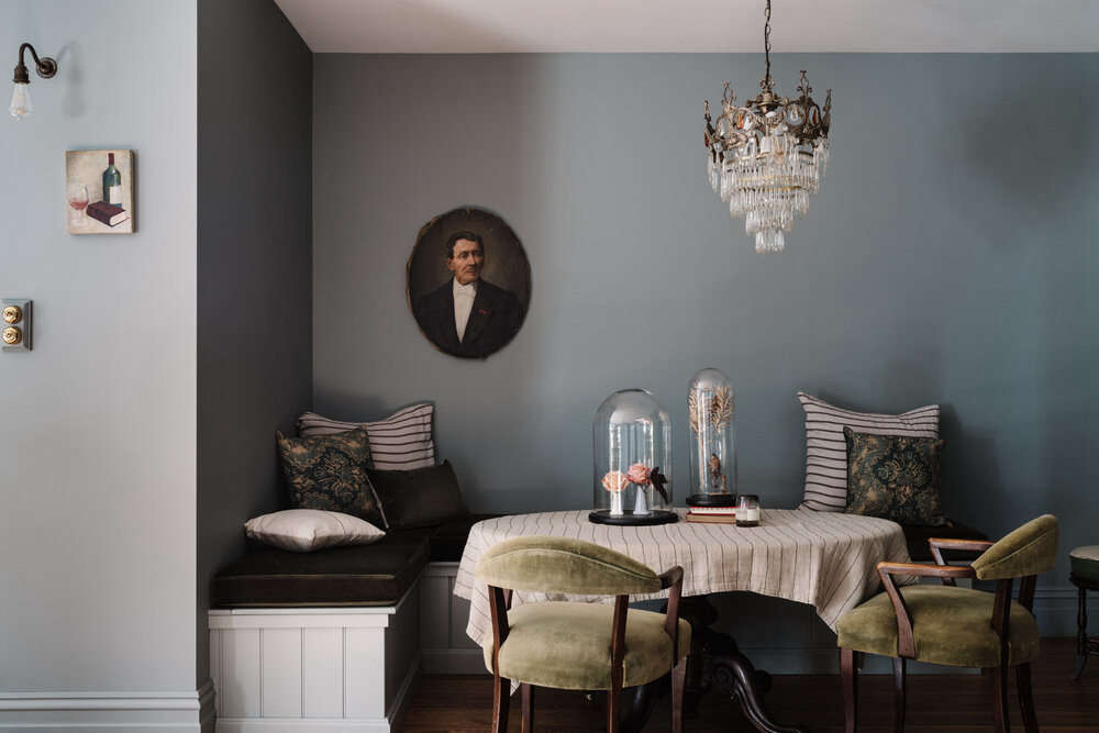 salle à manger décoration vintage