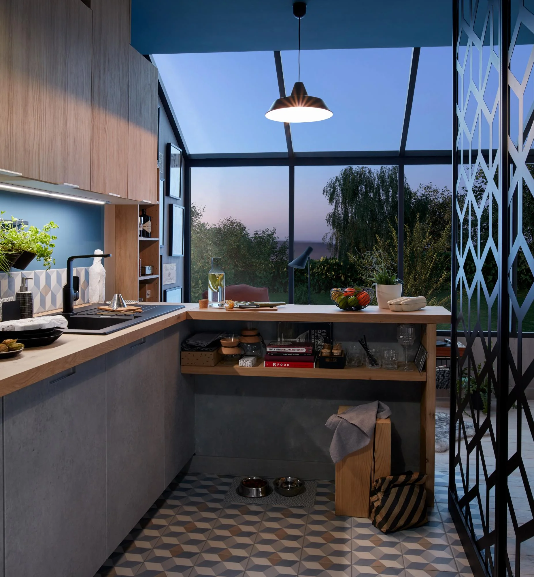 cuisine loft avec cloison origami cuisine loft avec cloison origami