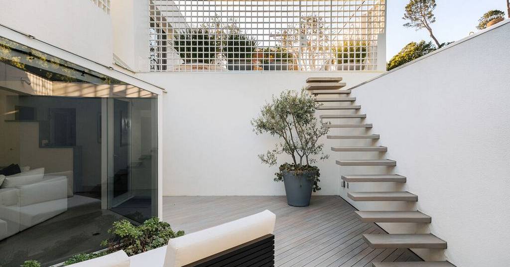 escalier extérieur design