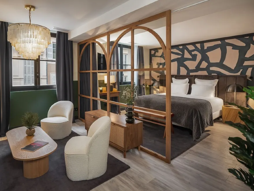 chambre et salon appartement Maisons du Monde Marseille