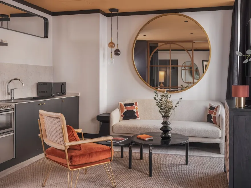 cuisine et salon appartement Maisons du Monde Marseille