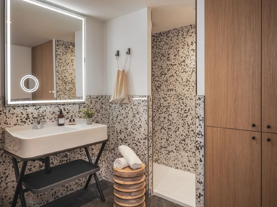 salle de bain terrazzo