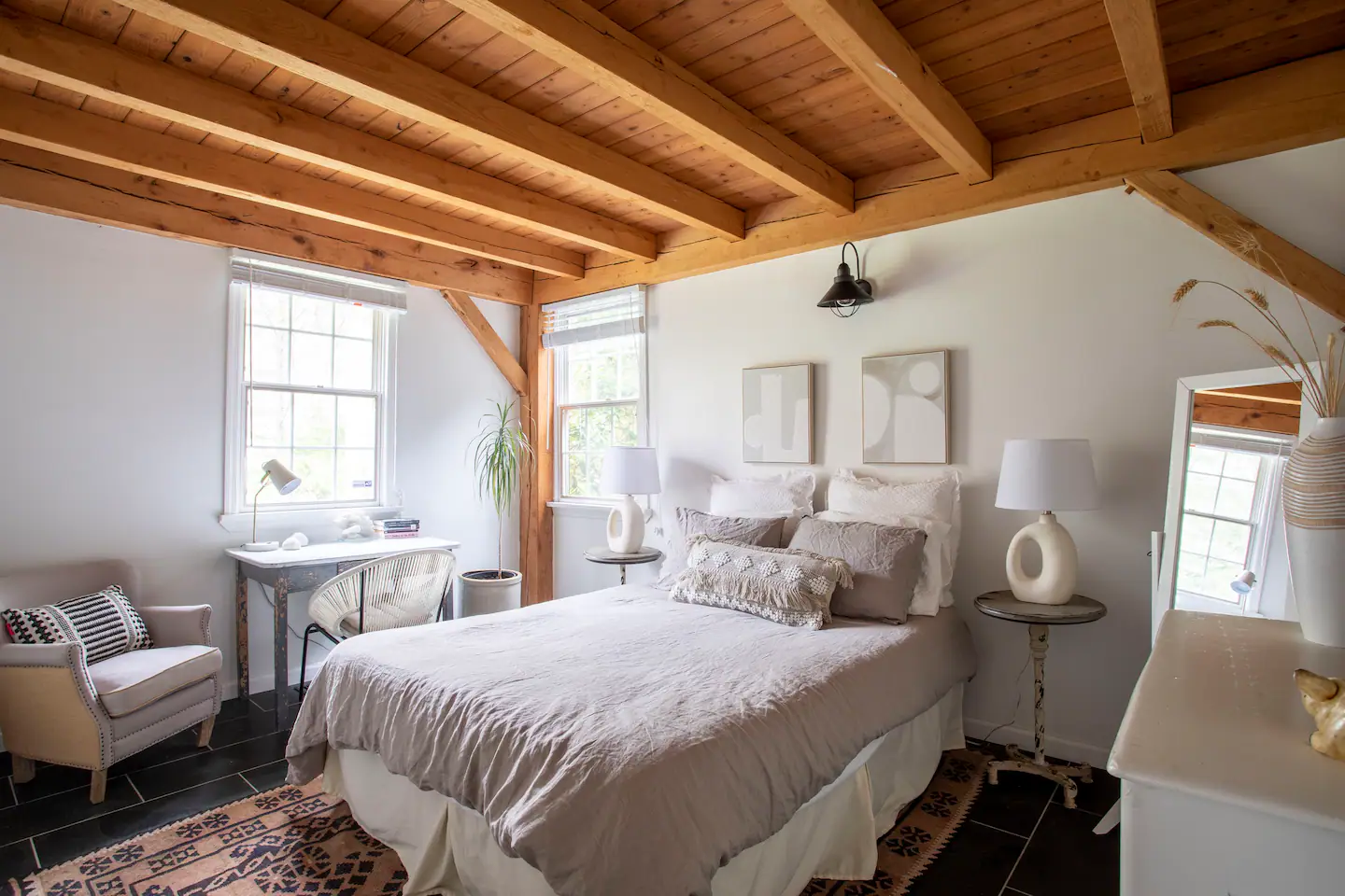 chambre décoration rustique chic