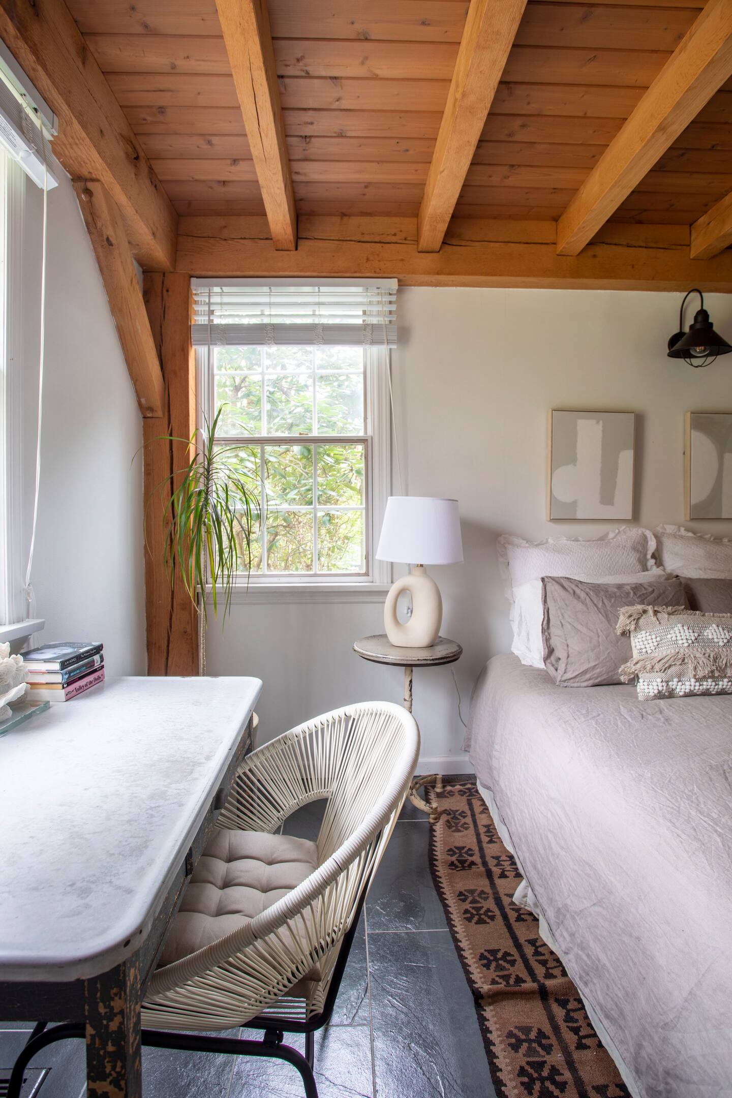 chambre avec poutres