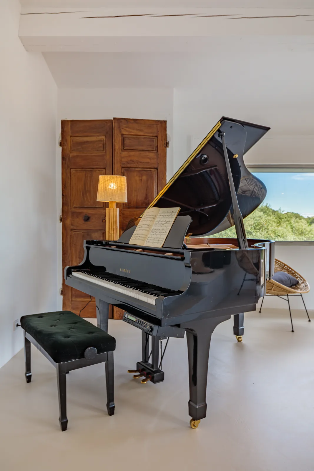 piano dans salon 