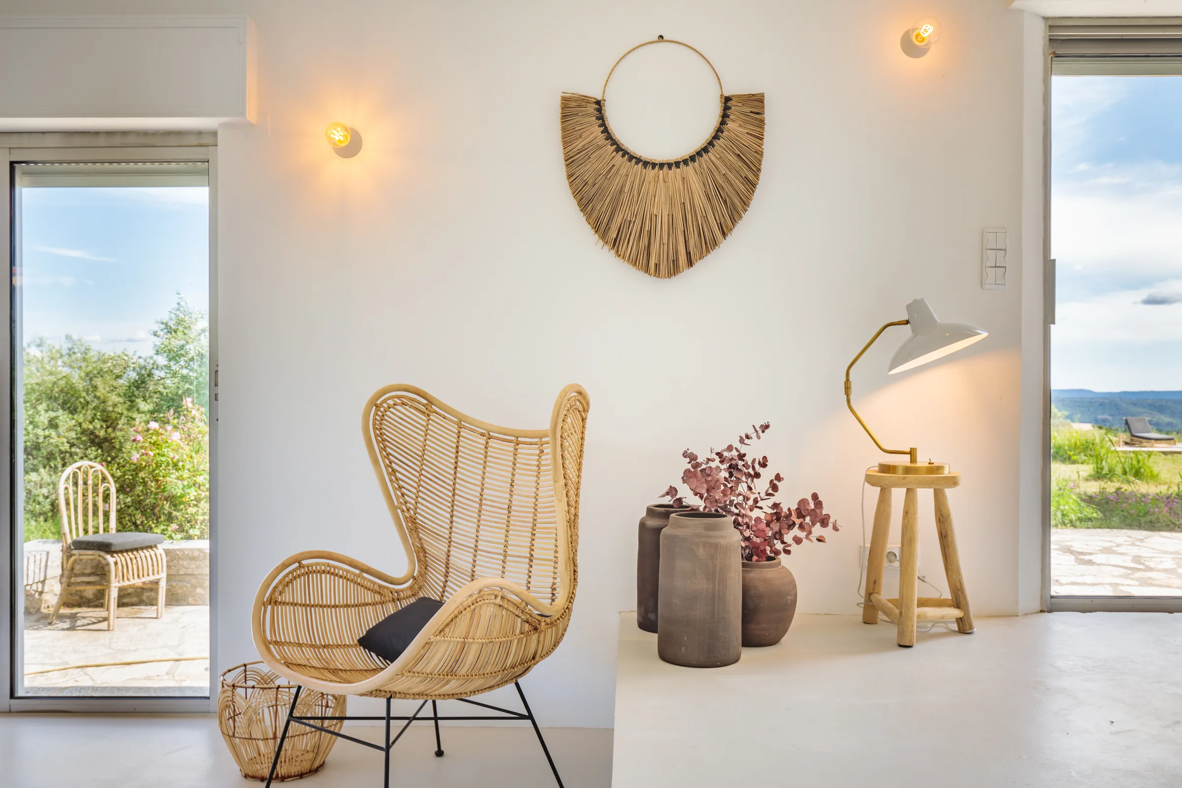 salon décoration naturelle