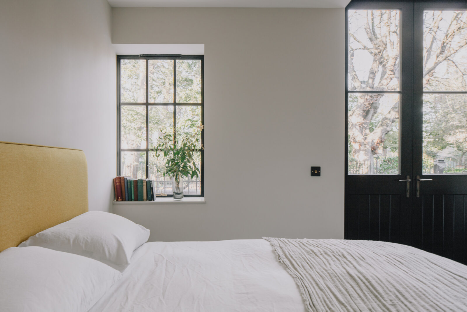 chambre loft décoration épurée