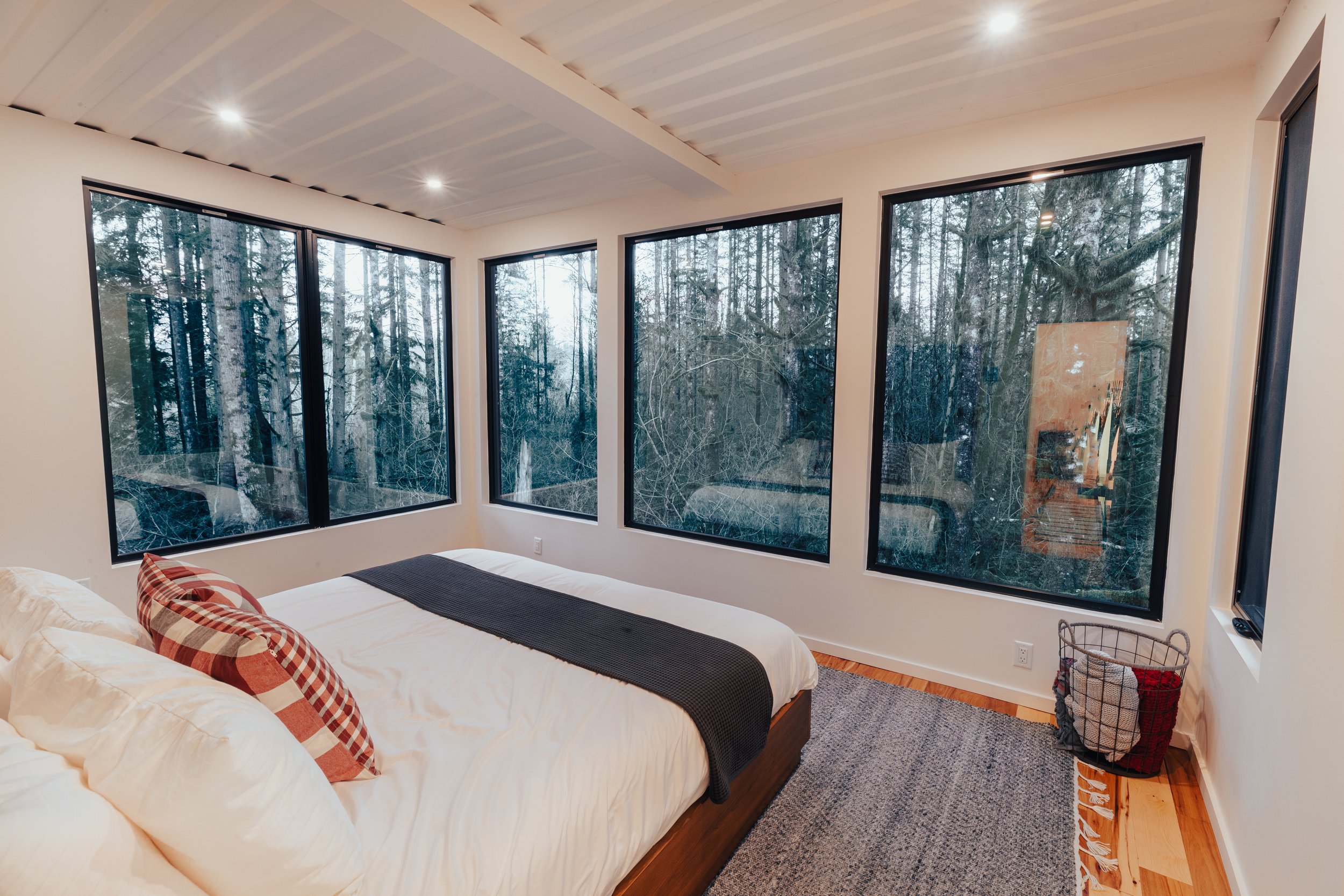 chambre avec baies vitrées maison container chambre avec baies vitrées maison container