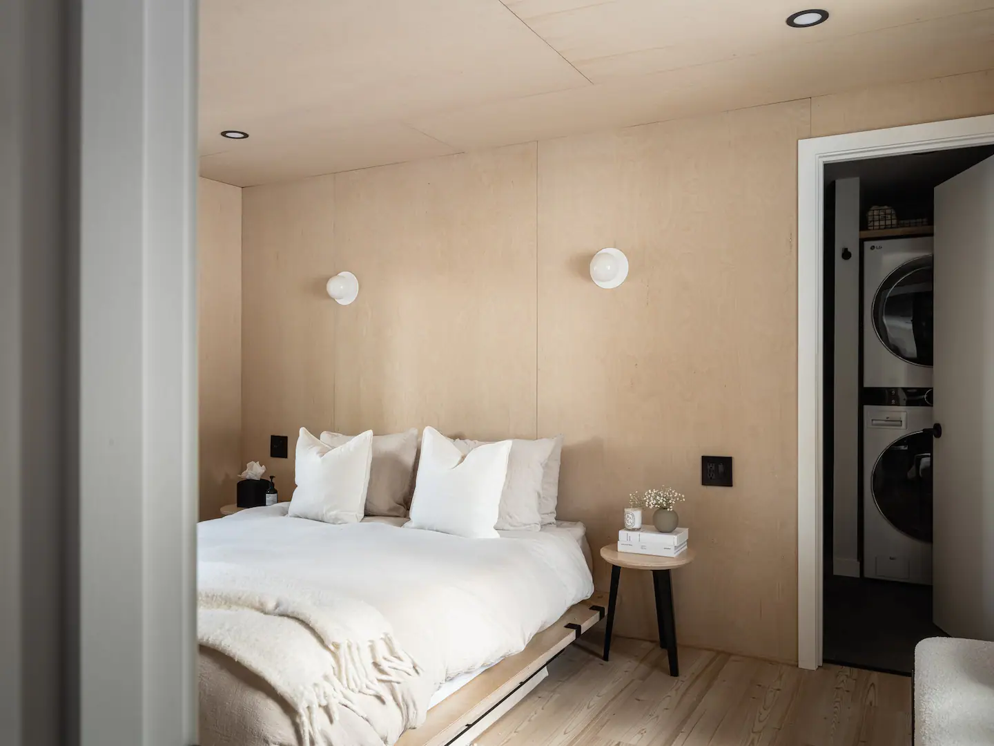 chambre maison en bois décoration design