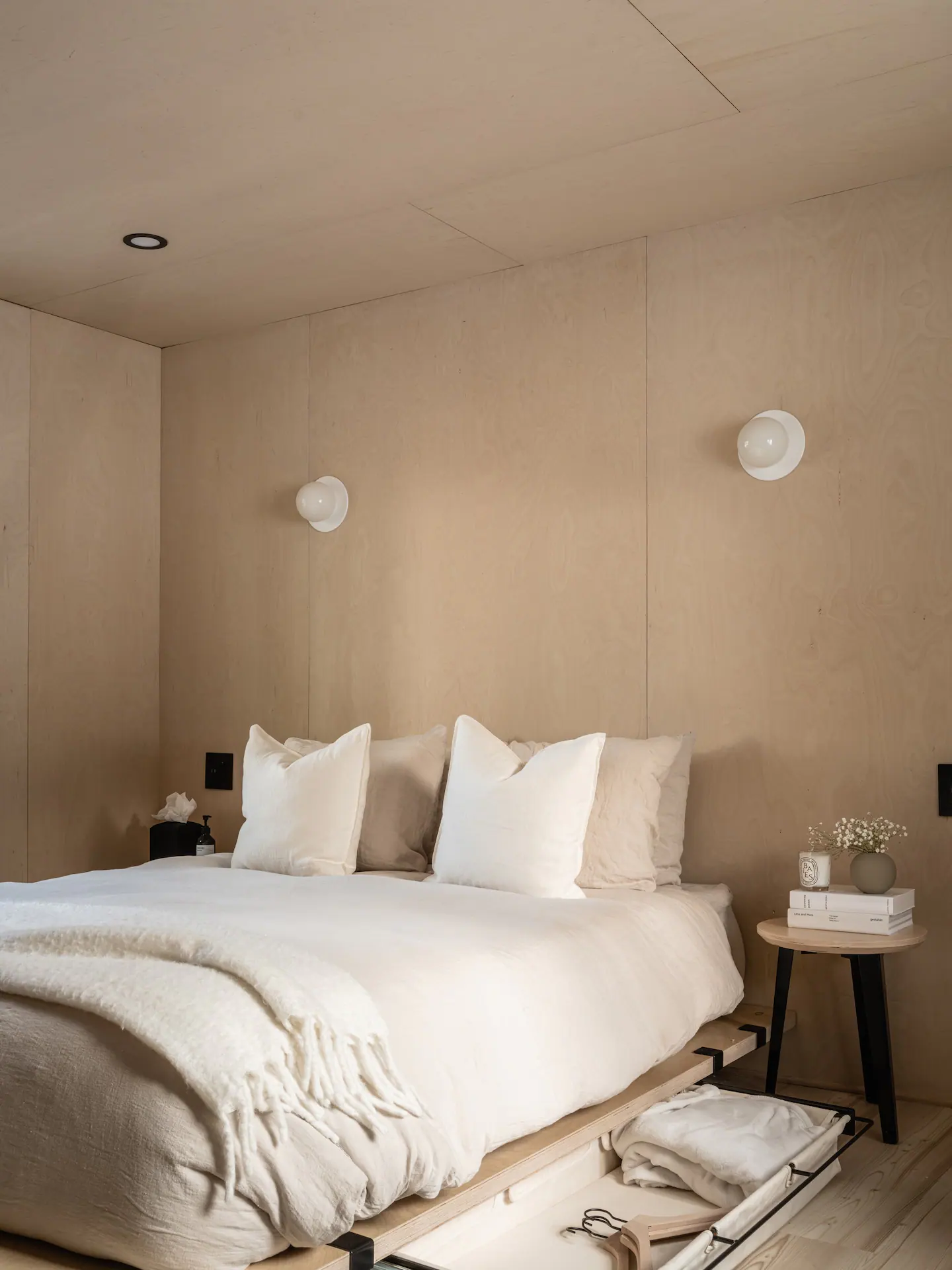 chambre maison en bois décoration design