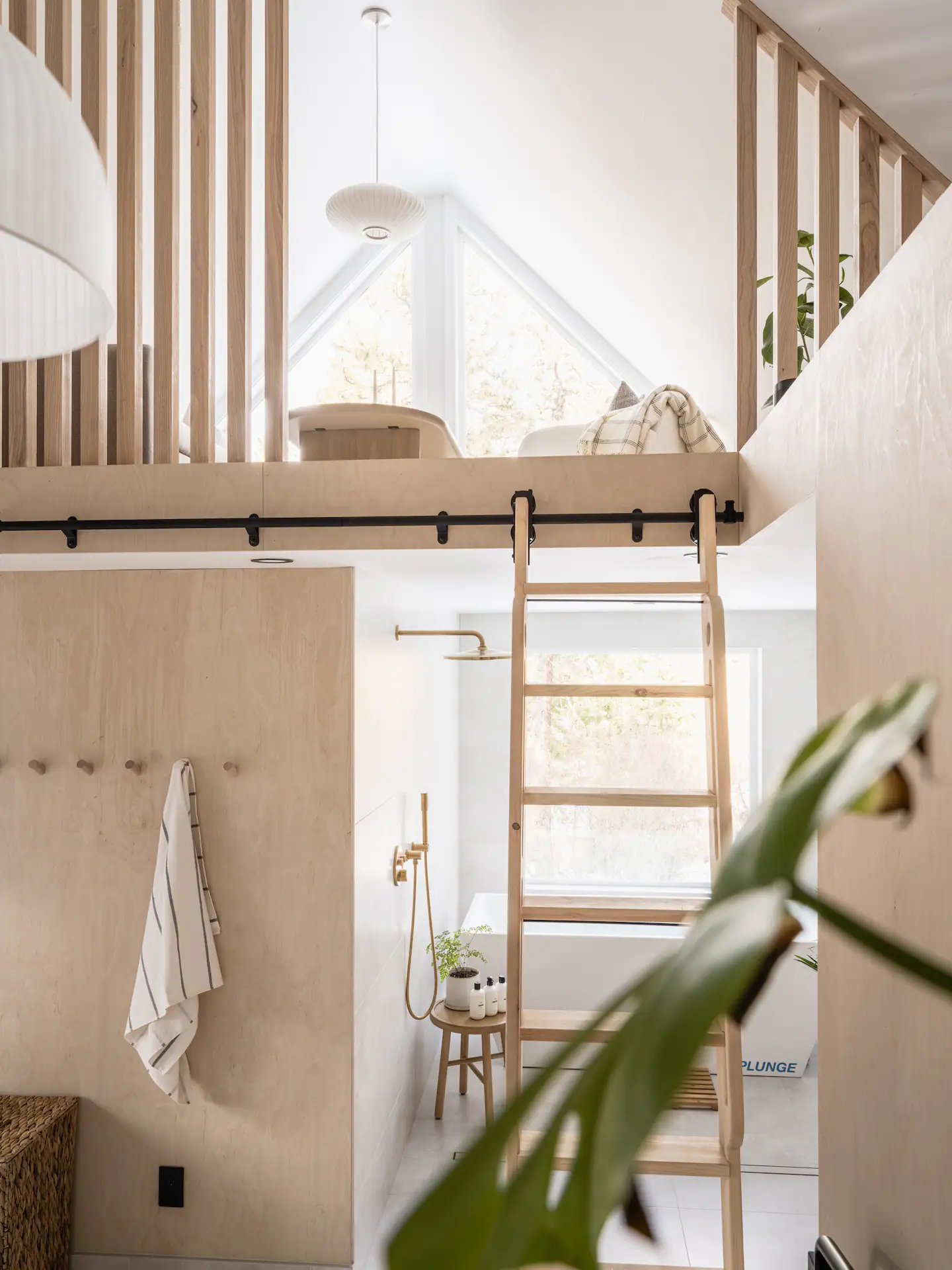 mezzanine avec salon