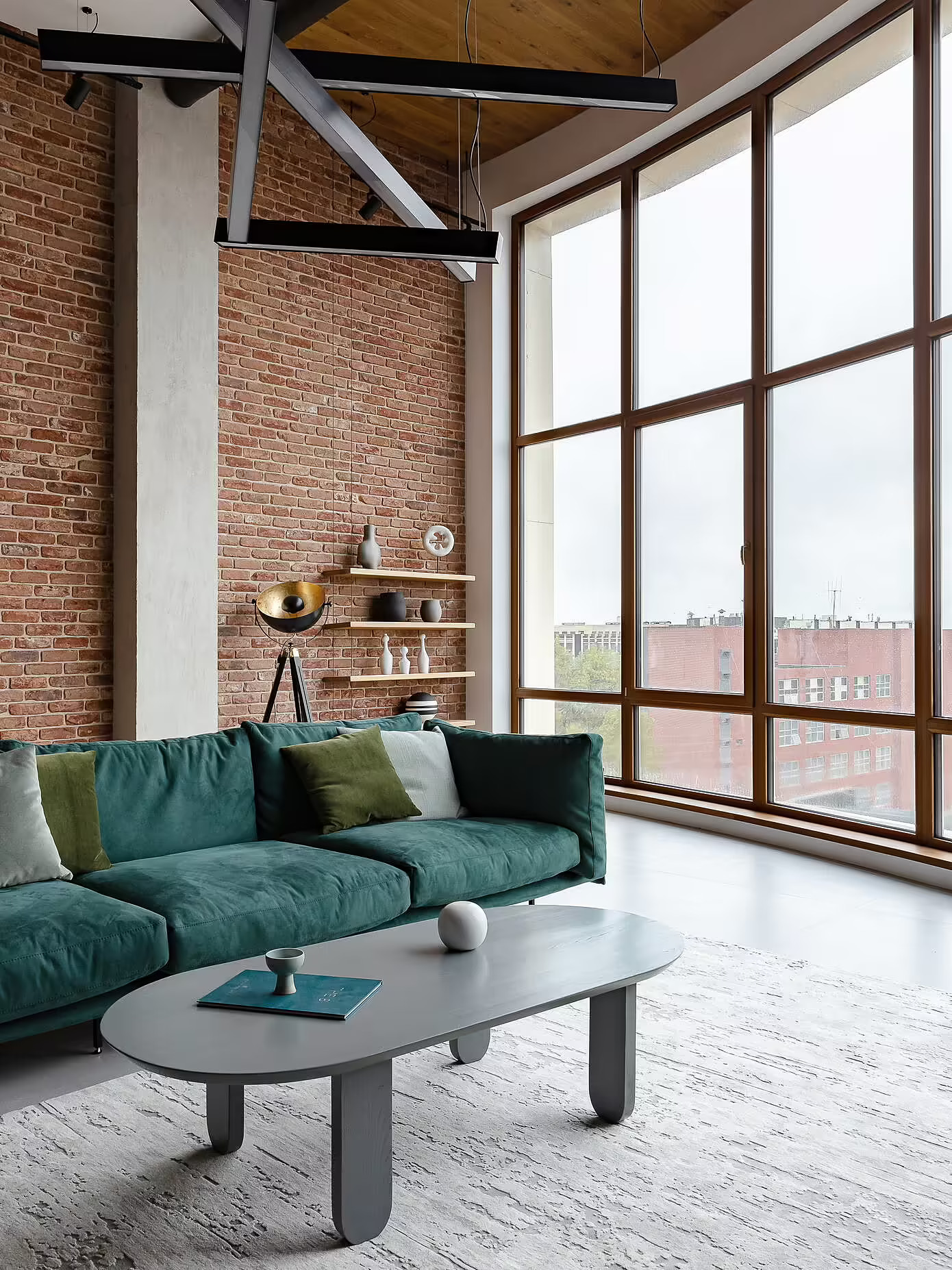 salon loft murs de briques salon loft murs de briques