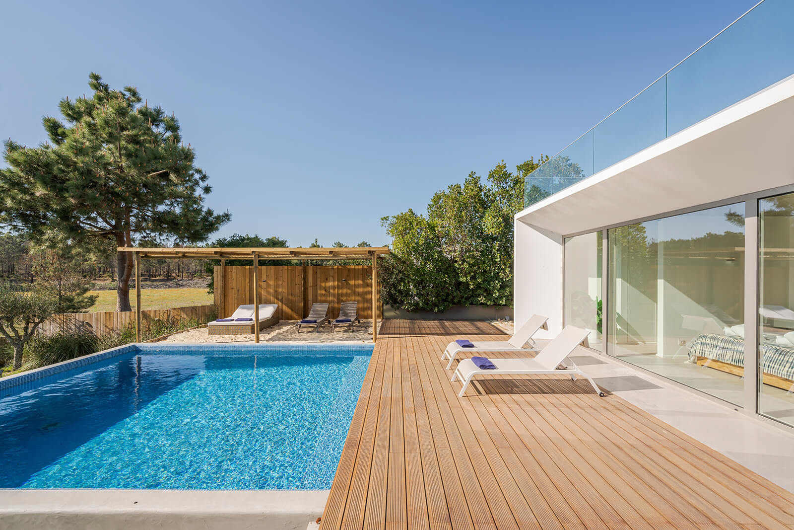 terrasse bois avec piscine décoration naturelle terrasse bois avec piscine décoration naturelle