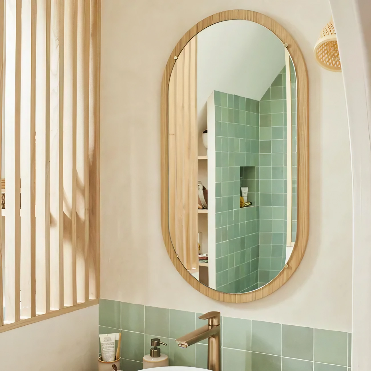 salle de bain bois et vert salle de bain bois et vert