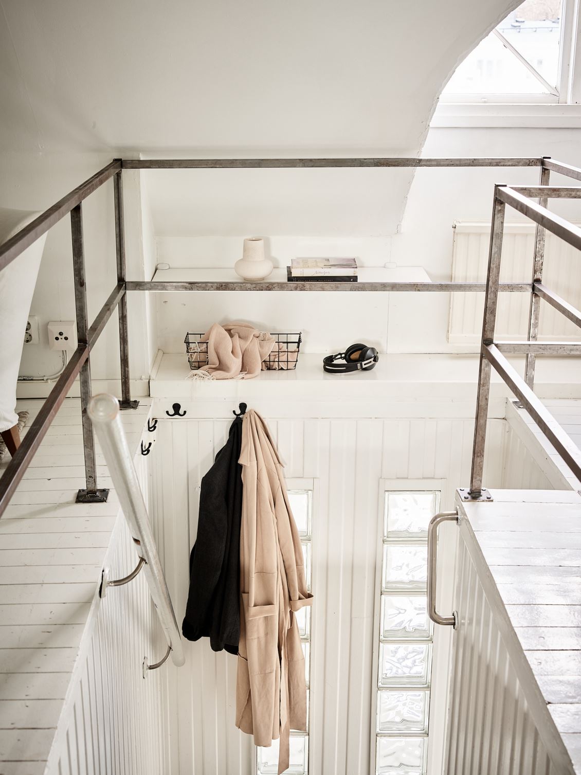 escalier appartement mansardé de 44m2