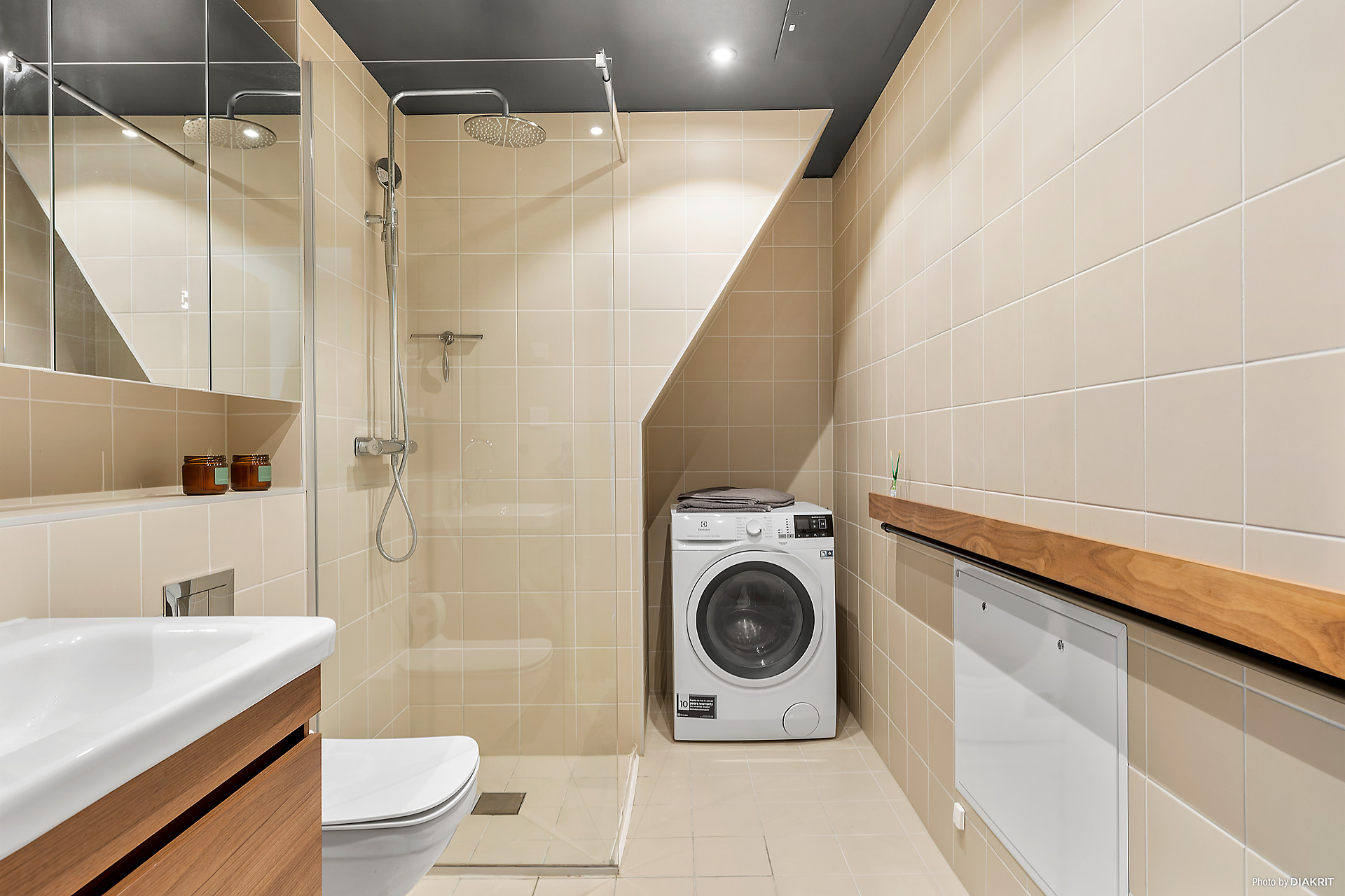salle de bain carrelage beige studio de 34m2 salle de bain carrelage beige studio de 34m2