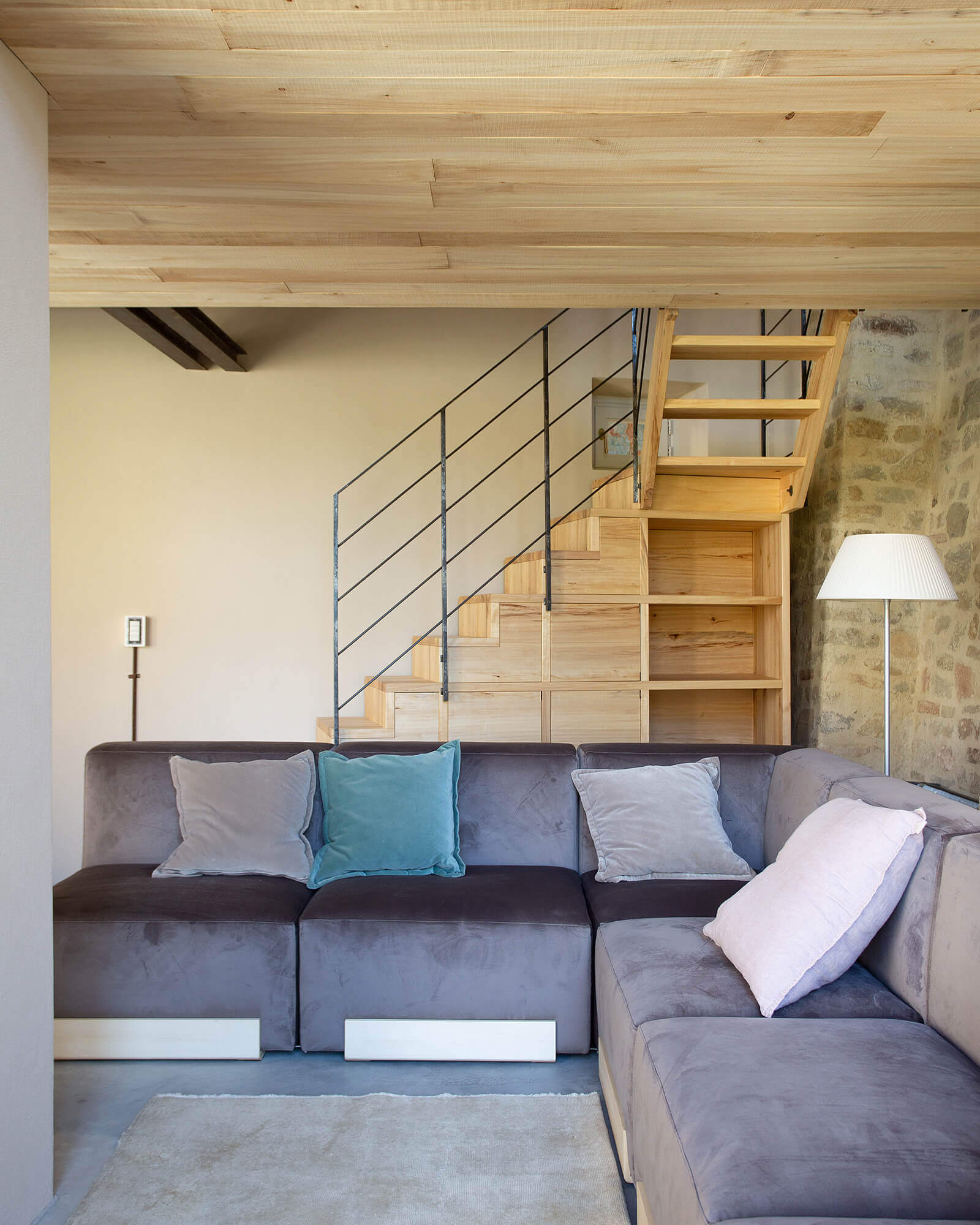 calon avec murs de pierres maison rénovée