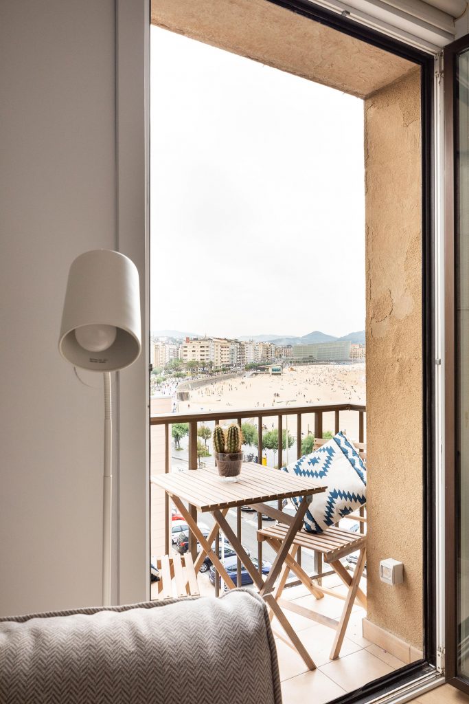 salon vue plage