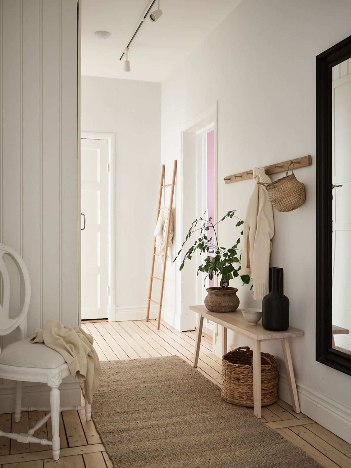 entrée décoration scandinave