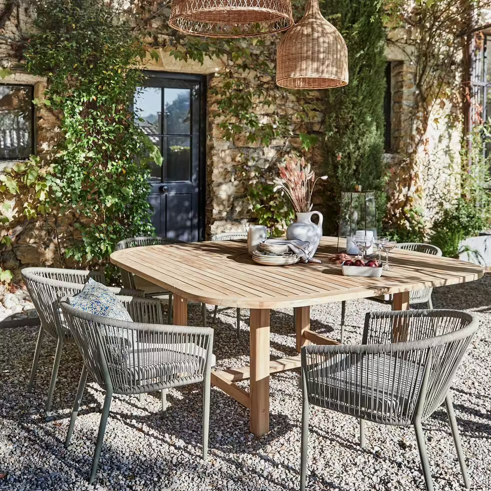 terrasse gravillons pergola acier