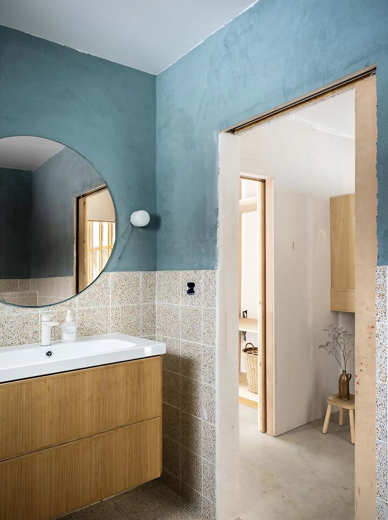 salle de bain bleue design salle de bain bleue design