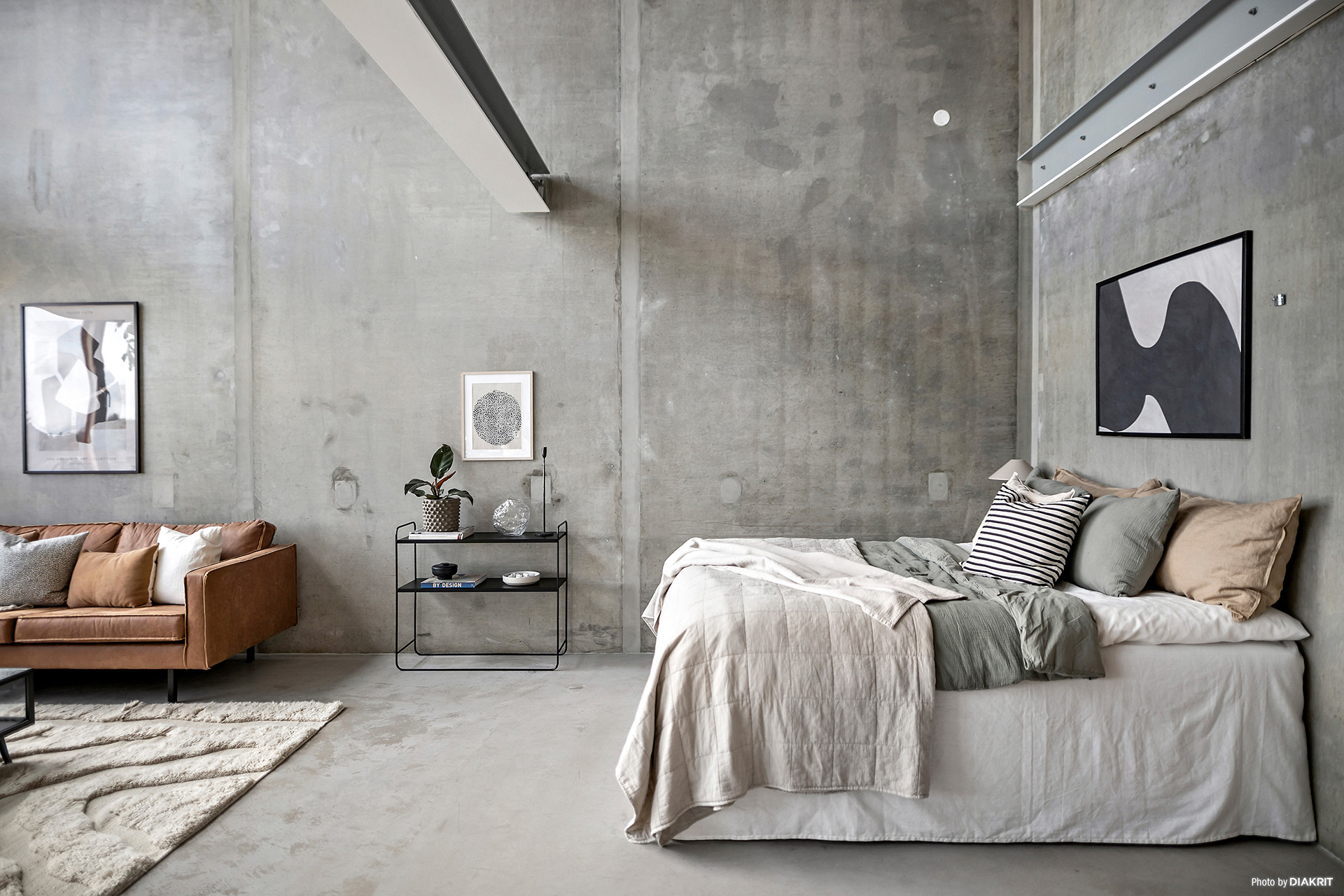 espace chambre loft béton espace chambre loft béton
