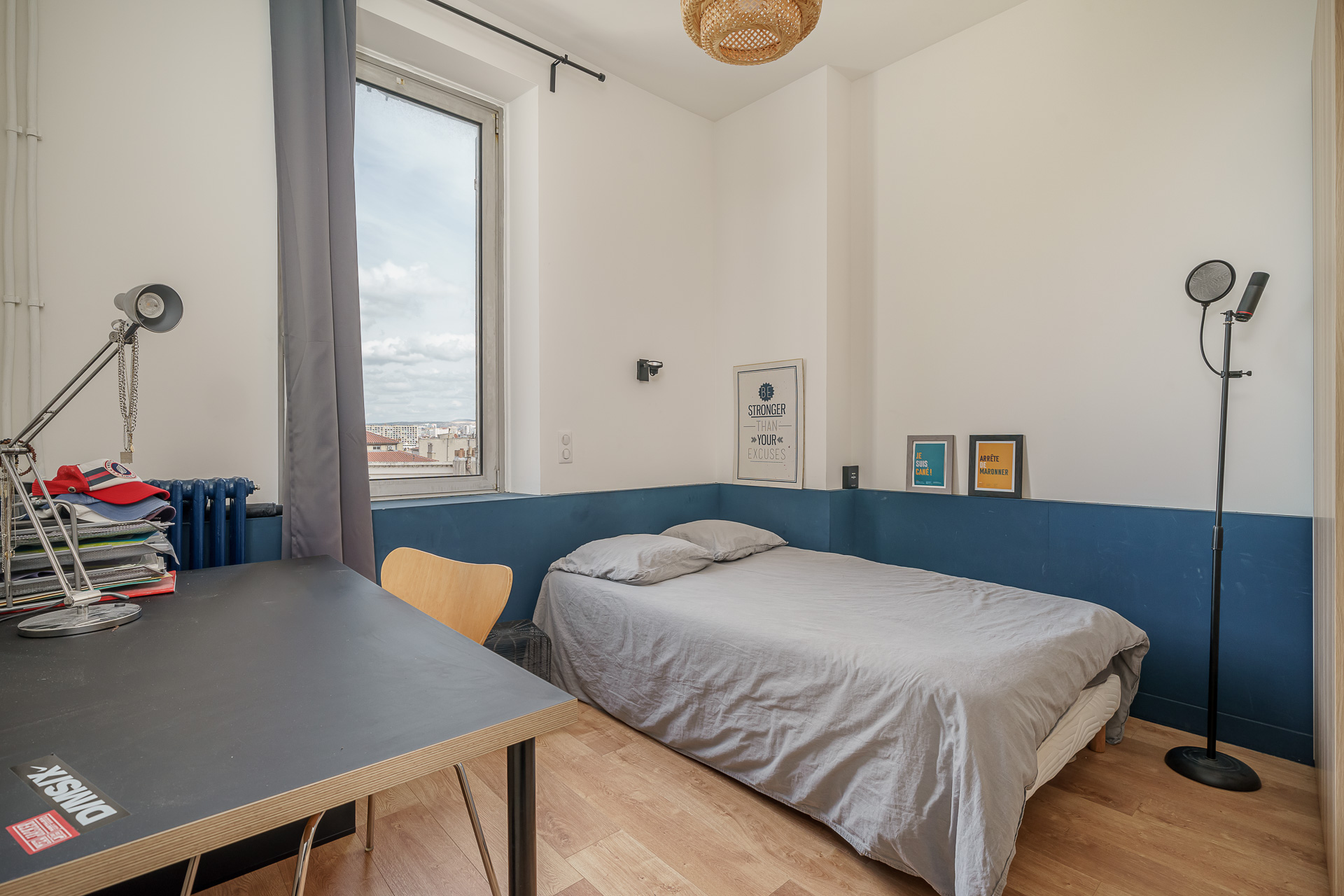 chambre adolescent soubassement bleu chambre adolescent soubassement bleu
