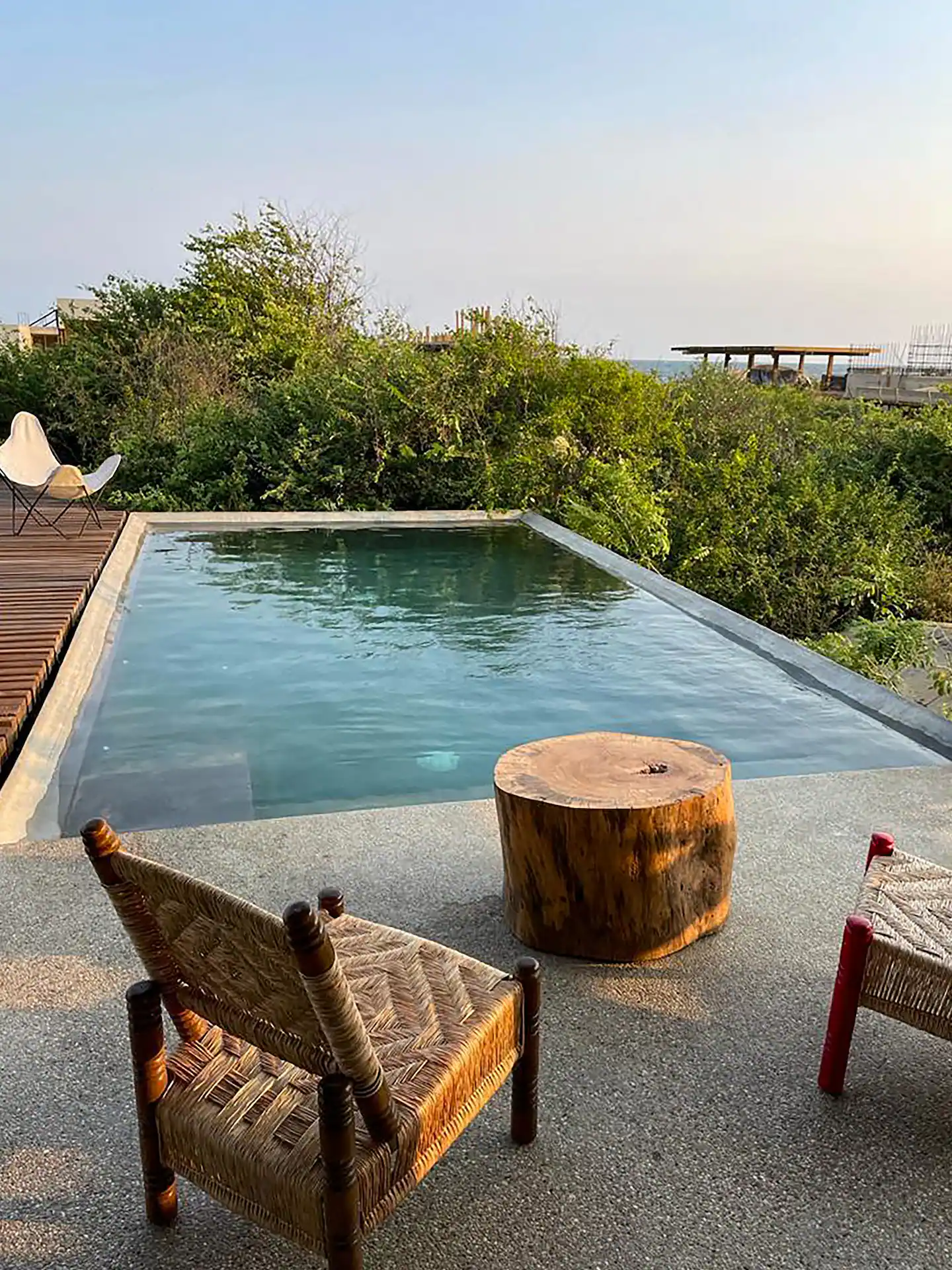 terrasse avec piscine et vue mer terrasse avec piscine et vue mer