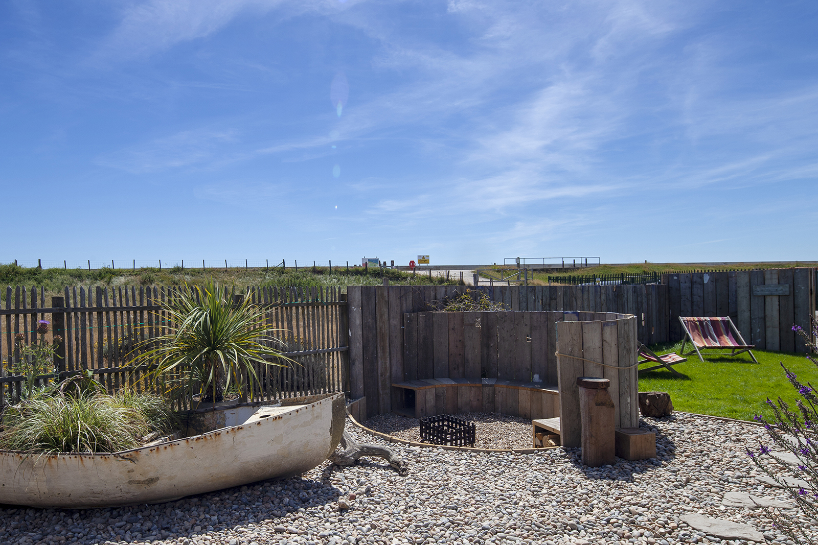 jardin maison de plage anglaise