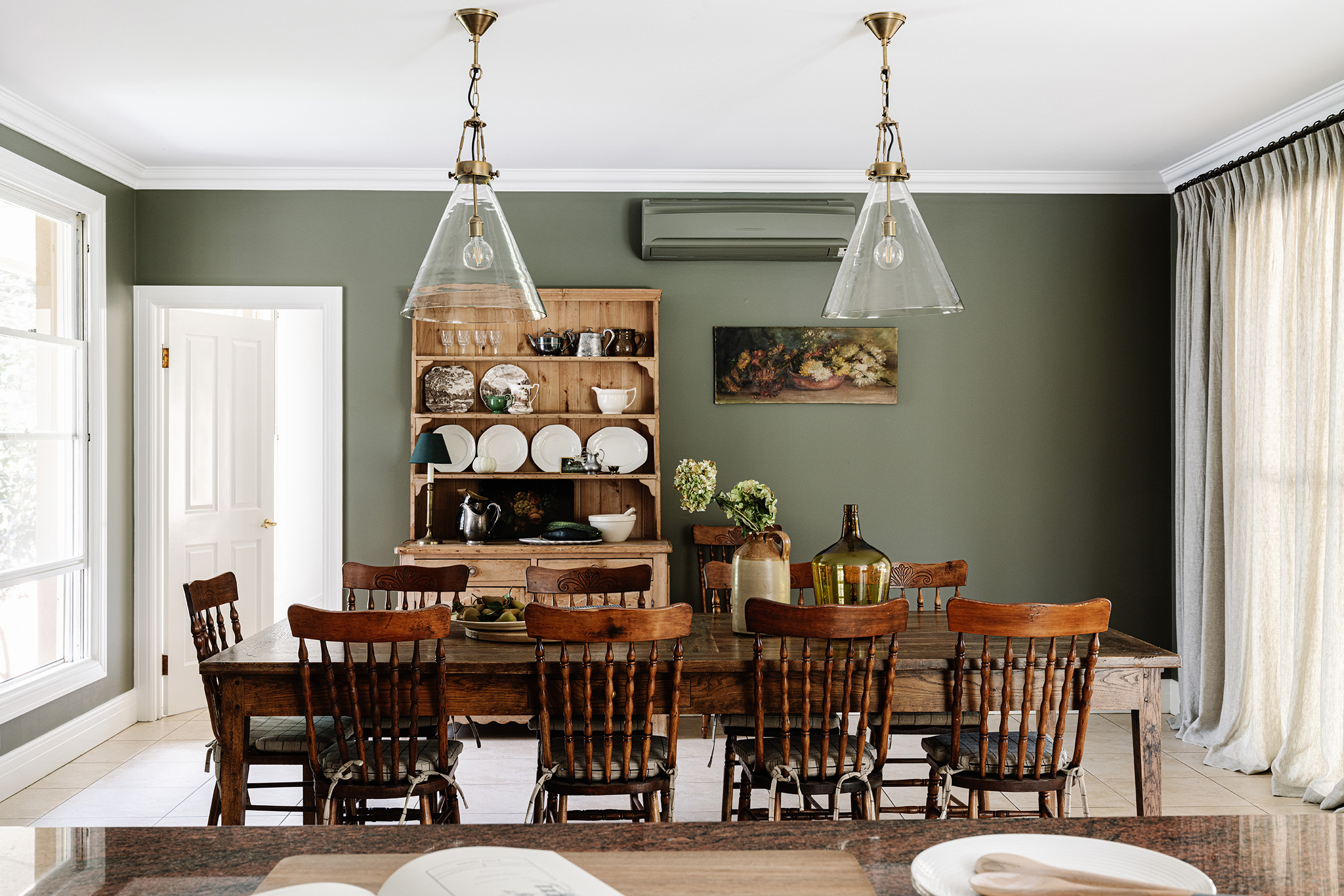 salle à manger décoration rustique chic