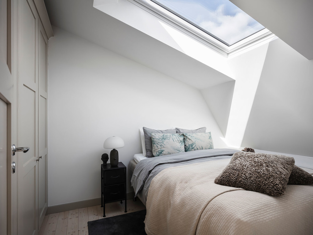 chambre mansardée avec dressing appartement 34m2