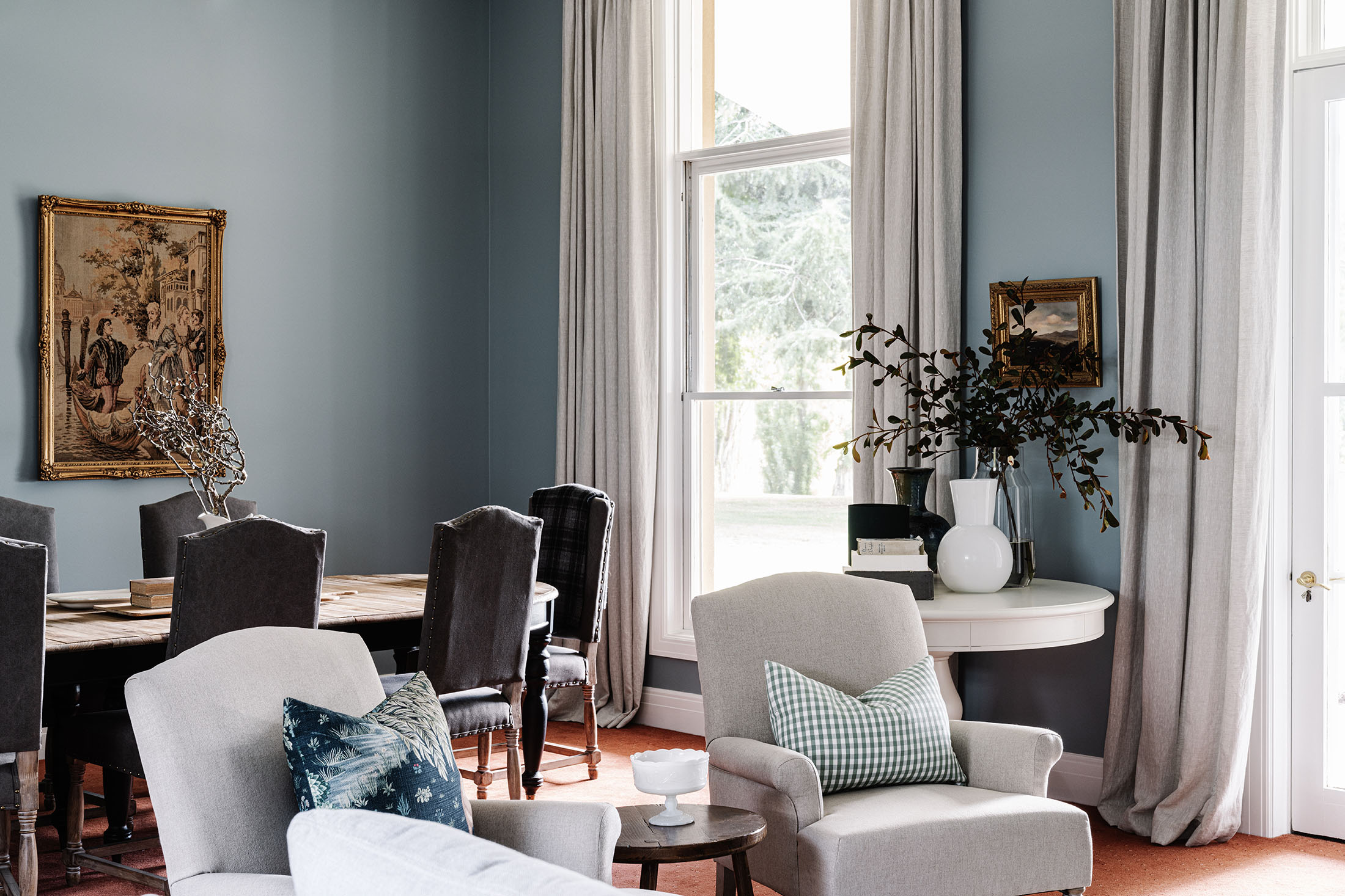salon et salle à manger décoration rustique chic