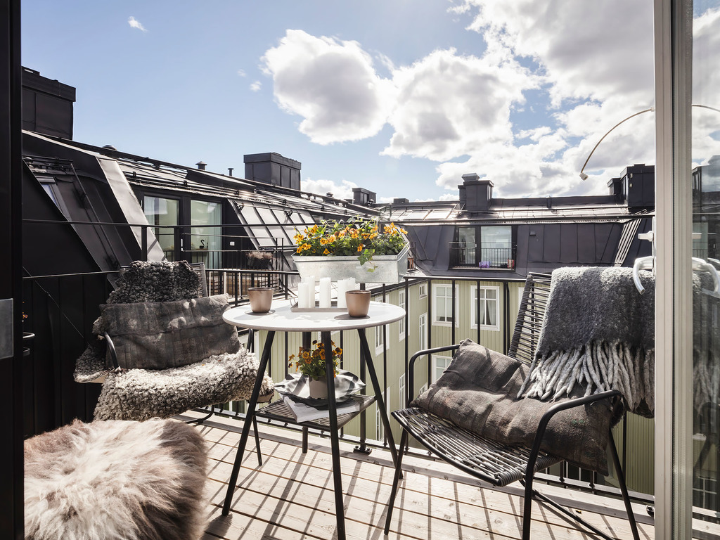 balcon sur cour