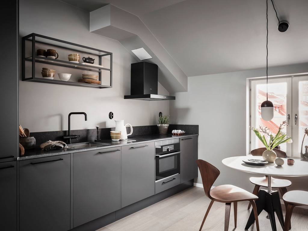 cuisine grise moderne