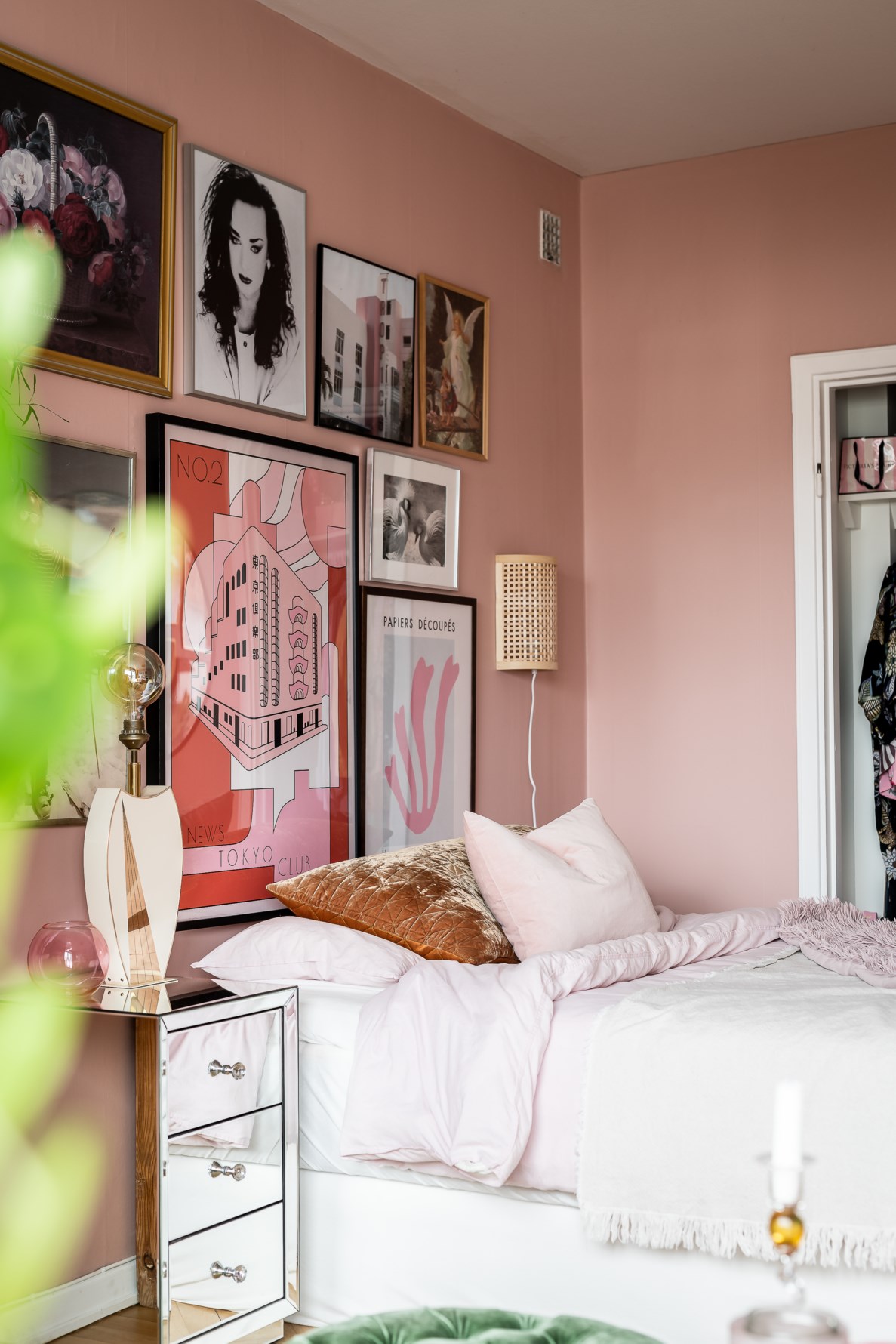 chambre rose